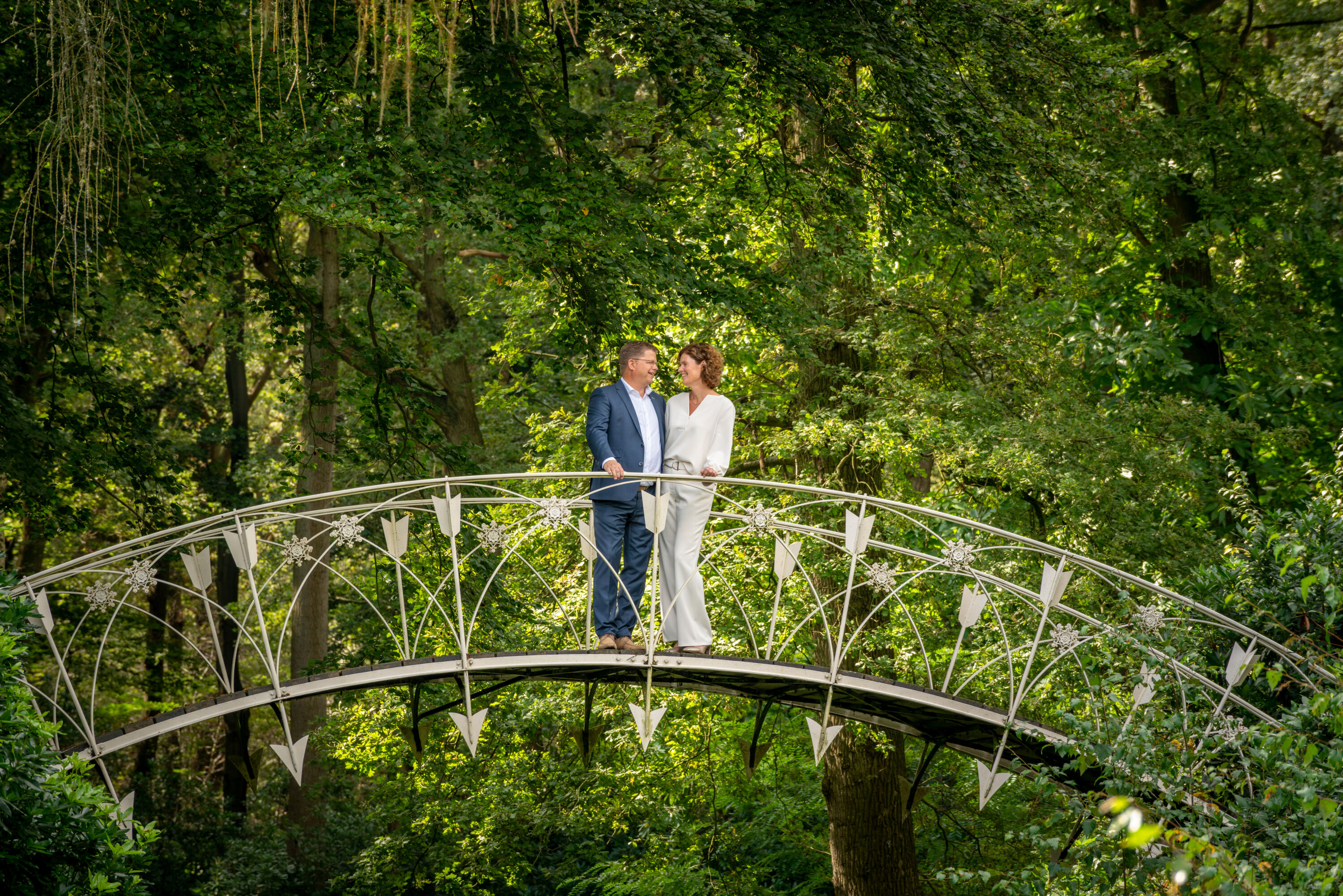 25 jarig huwelijk, fotoshoot bij Oranjerie Mattemburgh